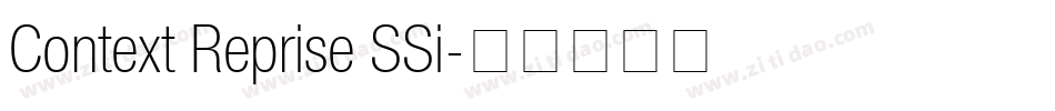 Context Reprise SSi字体转换